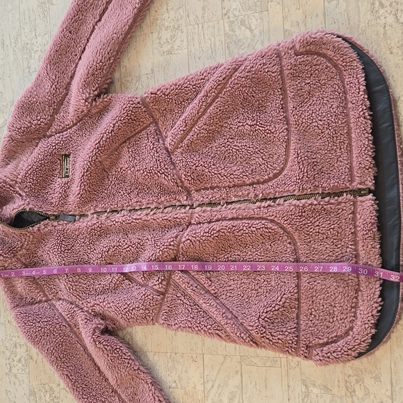 NWT L.L. Bean Sherpa Mountain Pile Fleece Coat Jacket Size Small Petite SP - Picture 8 of 12